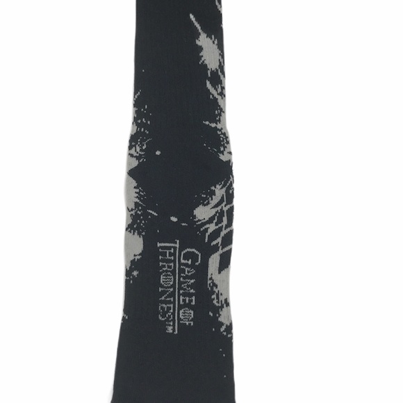 HBO Game of Thrones Crew Socks Black, Red, 2 Pairs - Picture 6 of 9